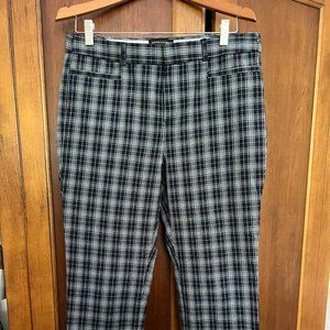 Banana Republic Sloan blue plaid pants, Size 10P